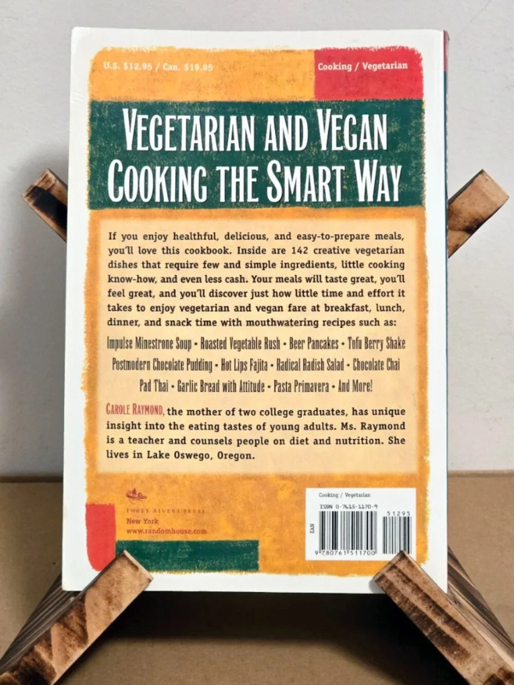 Vegan & Vegetarian Cookbook Lot 3 | Viva Vegan! + Student's Vegetarian Cookbook+